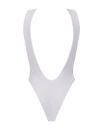 Blanc et noir one-piece swimsuit